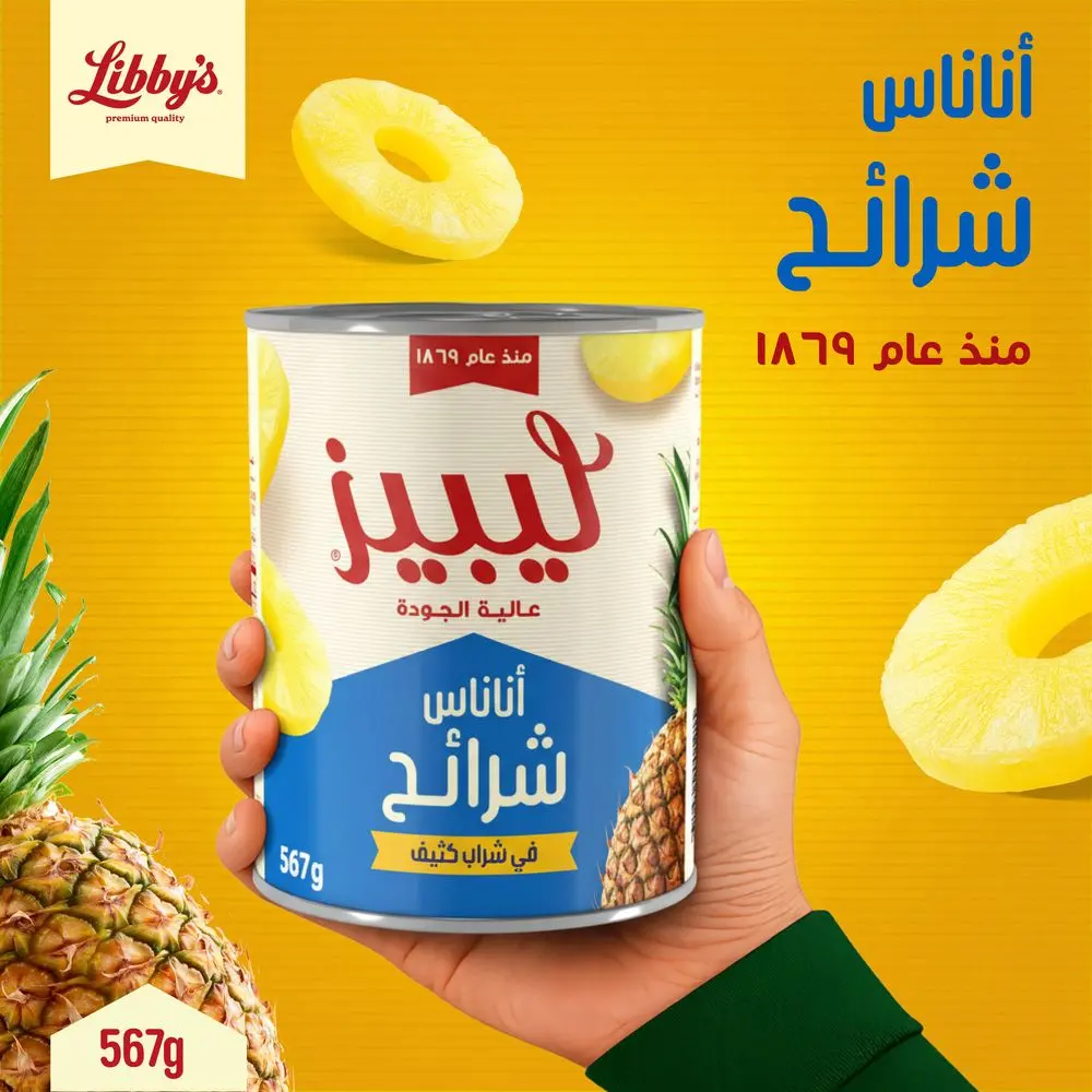 ليبيز أناناس شرائح 570 جم - view 2