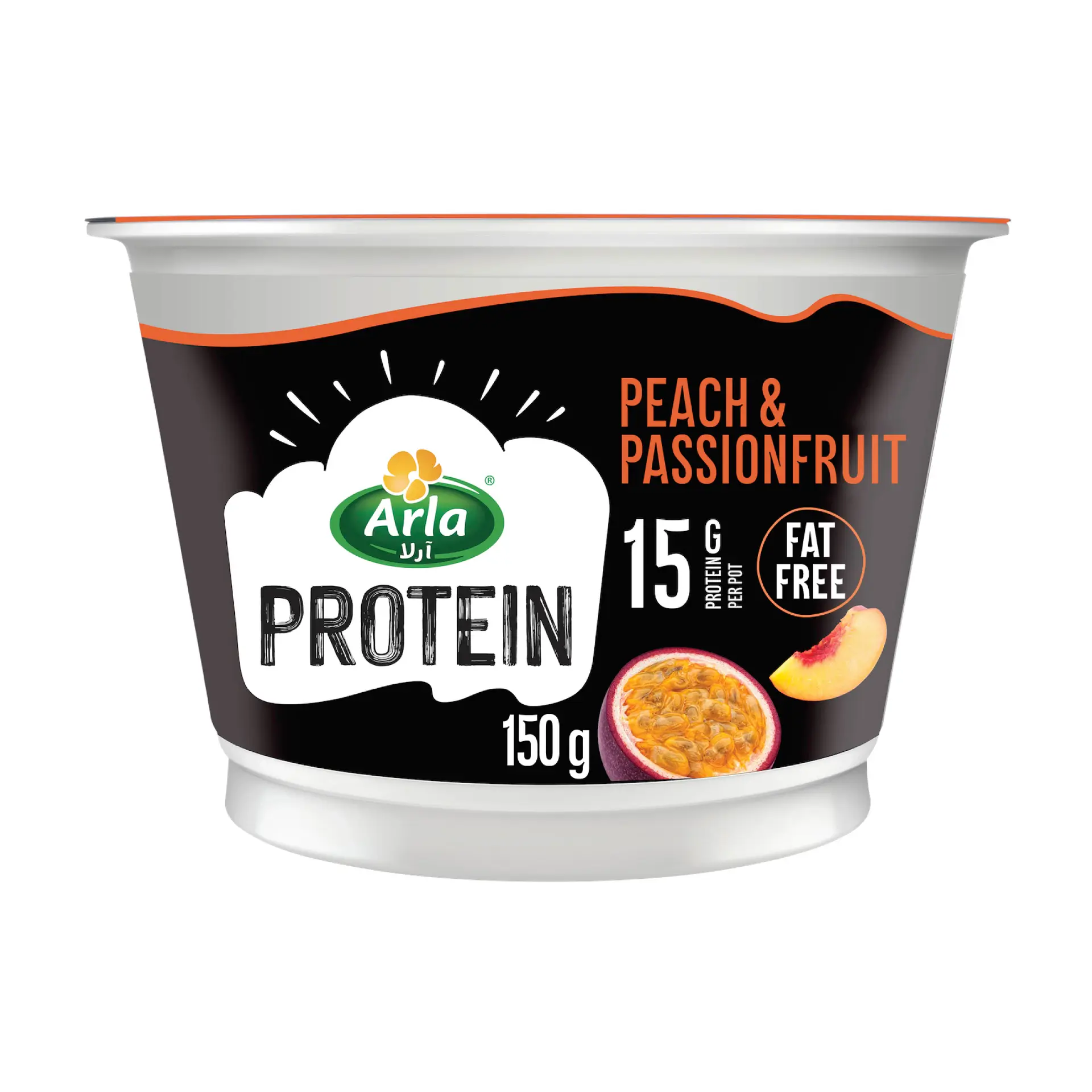 Arla Protein Yogurt with Peach & Passion Fruit Flavor 150 gm - view 1