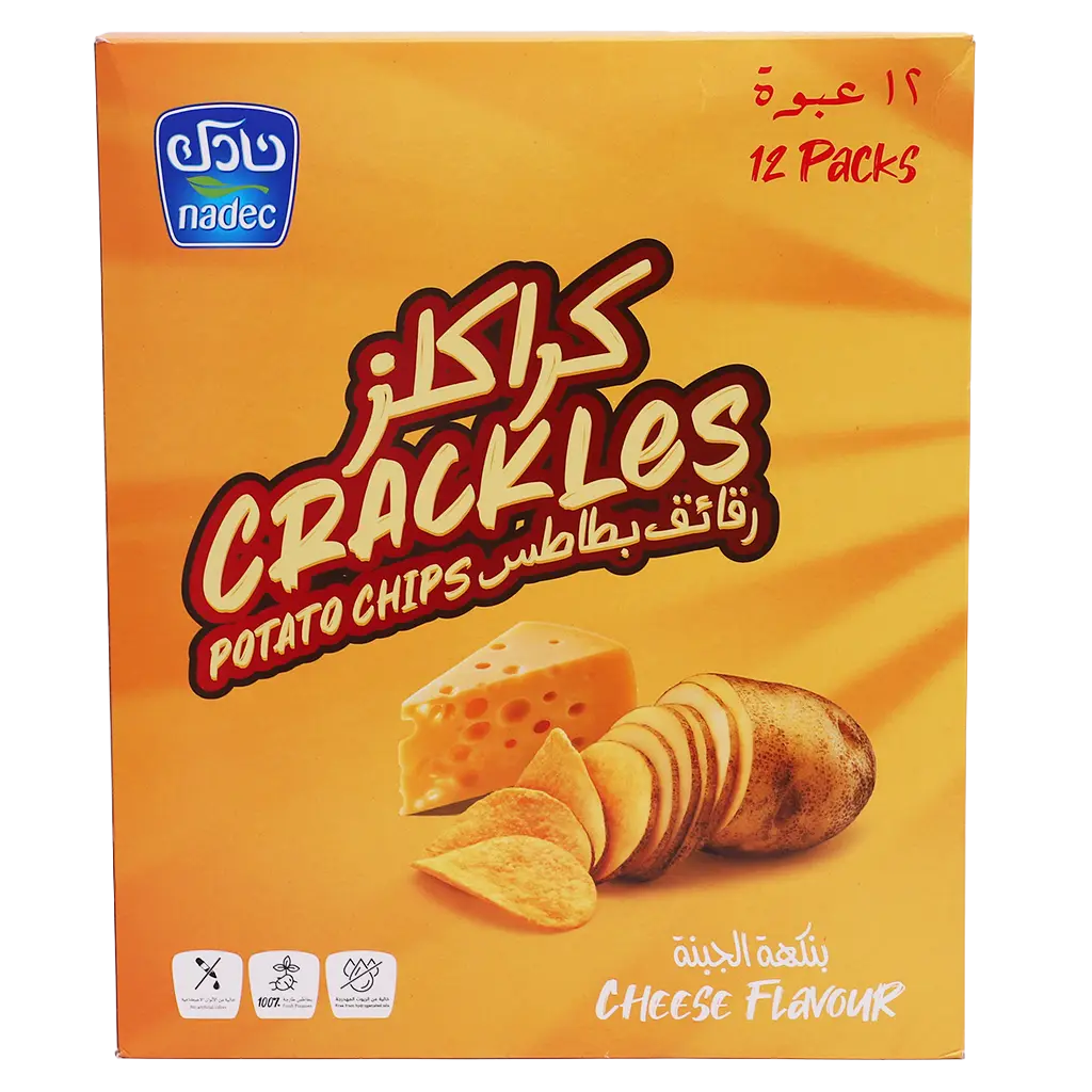Nadec Crackles Cheese Chips 12 pcs 21 gm - view 2