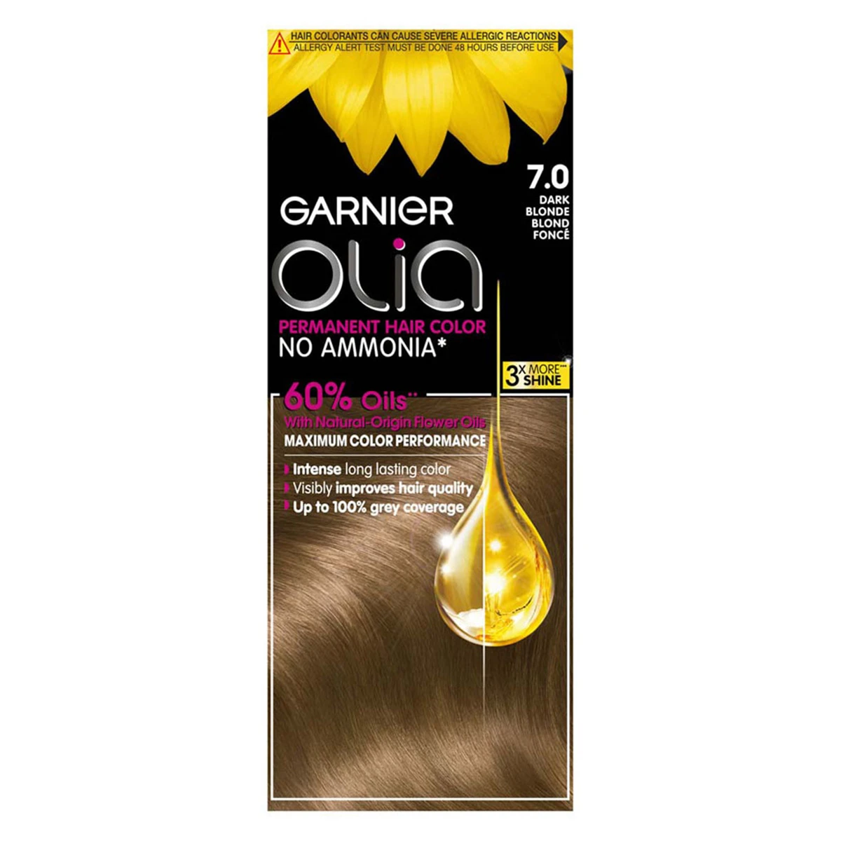 Garnier Olia Hair Color Dark Blonde Kit 7.0