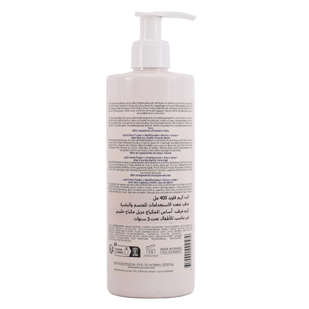 Embryolisse Laboratoires Lait Creme Fluide Multi fonctions 400 ml - view 2