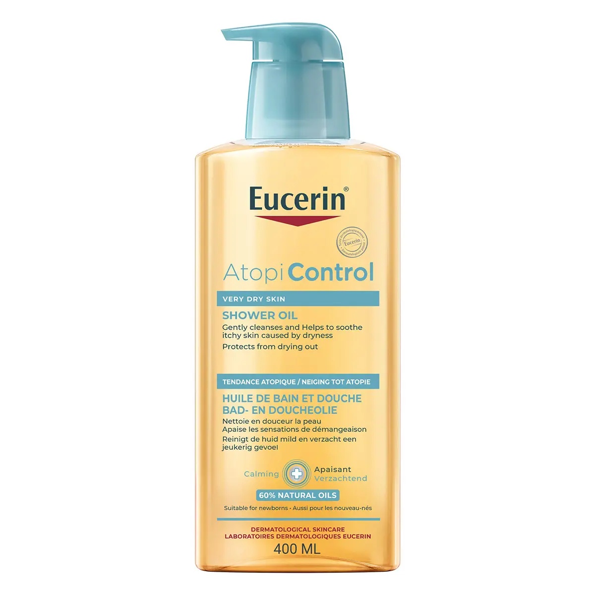 Eucerin AtopiControl Body Wash Shower Oil Cleanser 400ml - view 1