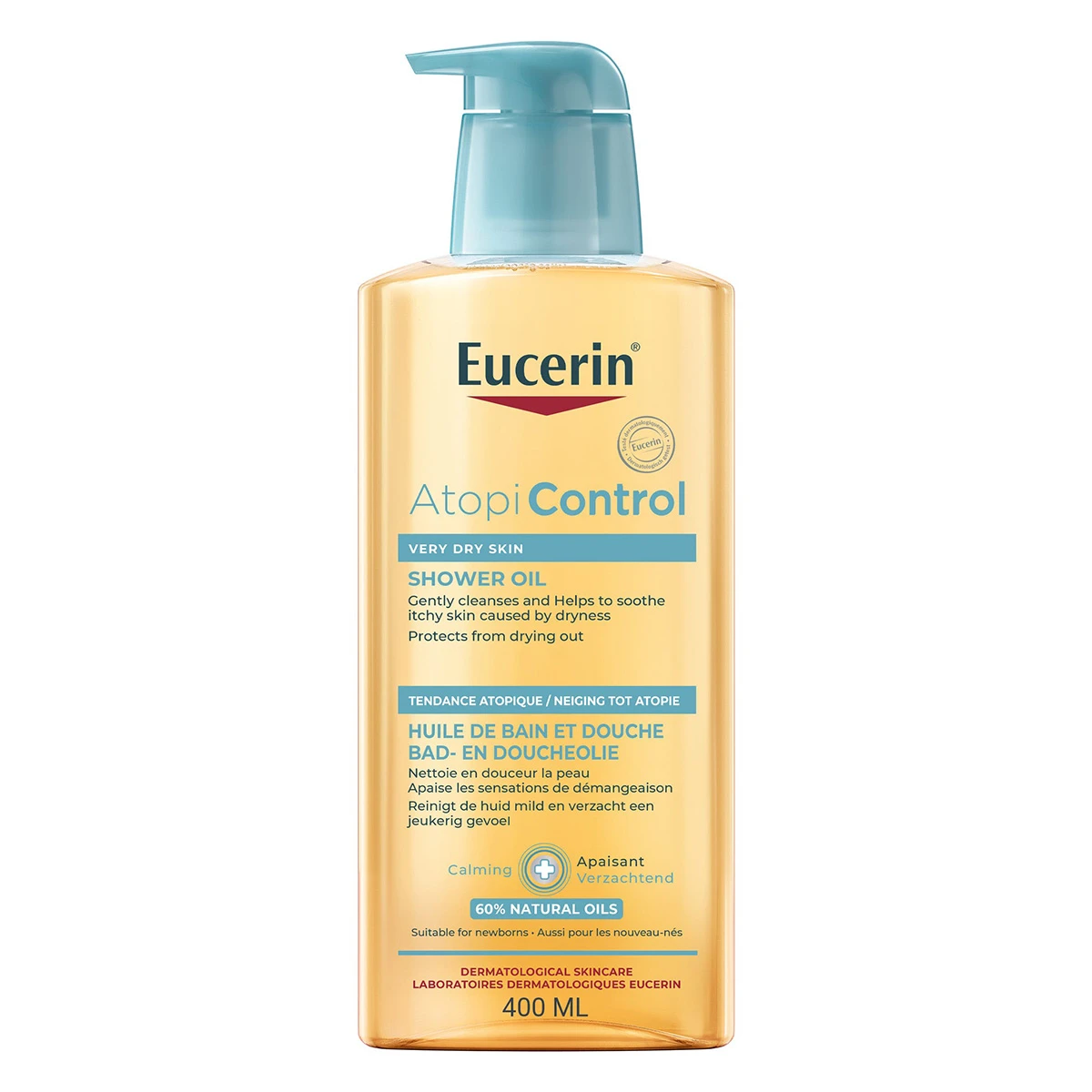 Eucerin AtopiControl Body Wash Shower Oil Cleanser 400ml