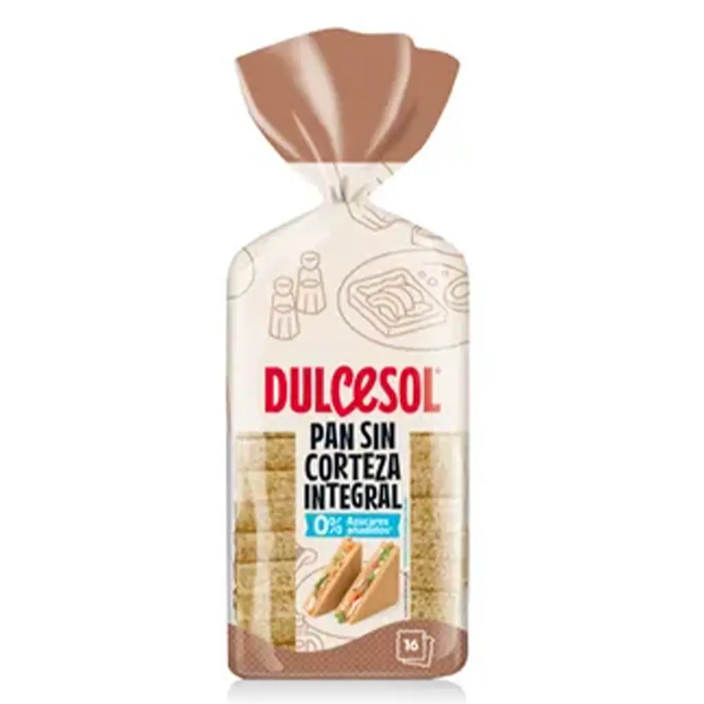 Dulcesol Crustless Whole Wheat Toast 450 gm - view 1