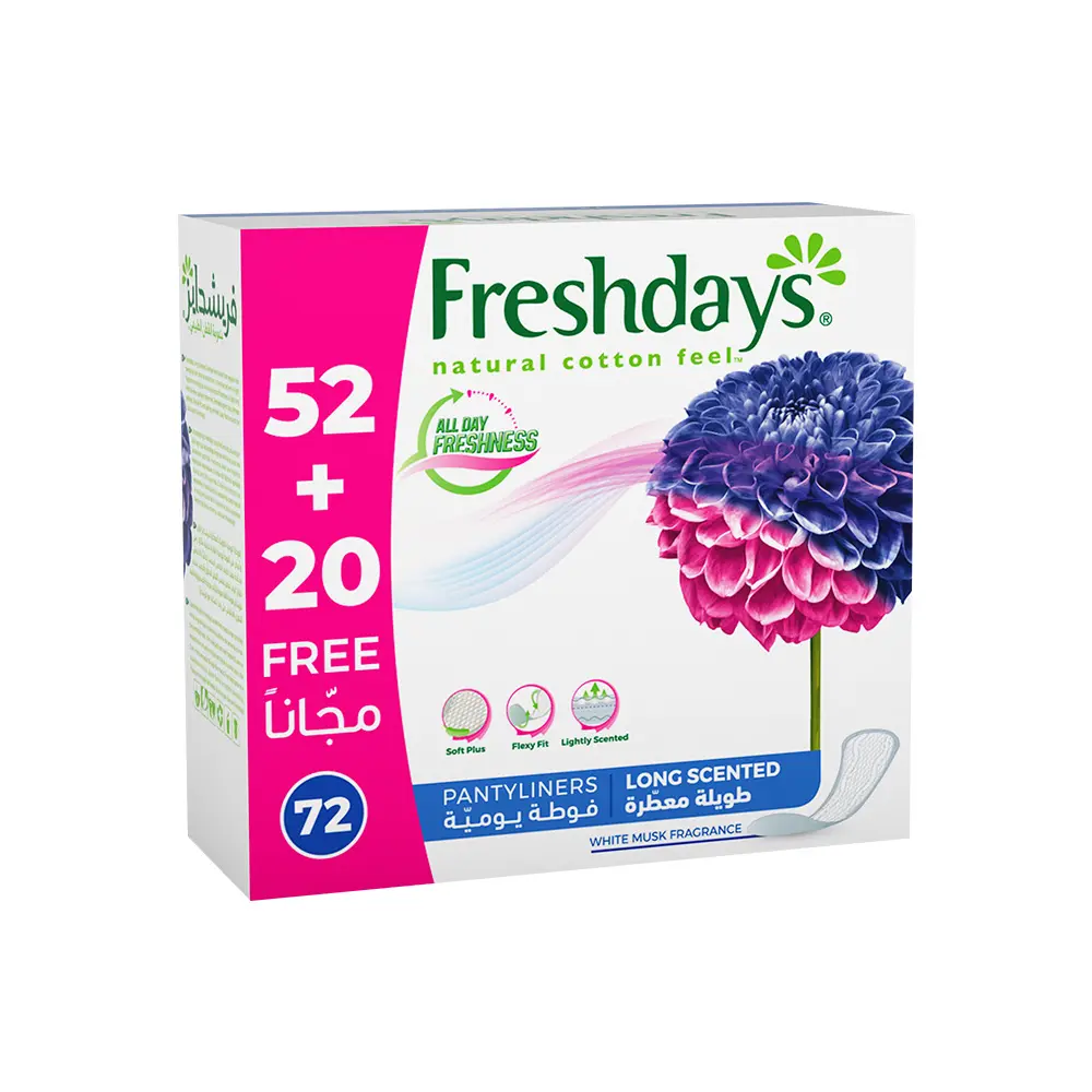 Freshdays Daily Liners Long Scented 72 pads - view 2
