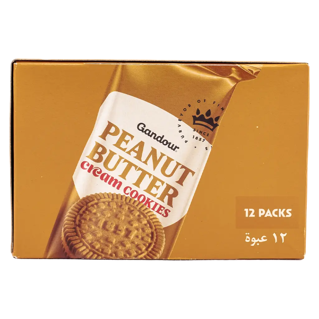 Gandour Biscuit Peanut Butter with Cream 12 pcs 38 gm - view 4
