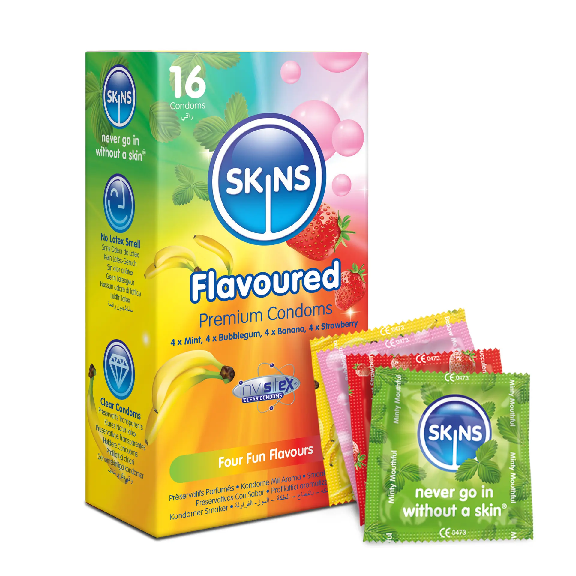 Skins Condom Flavours 16 Pack - view 1