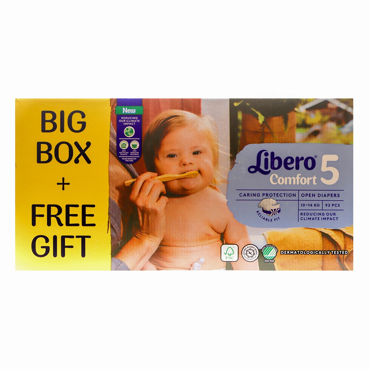 Libero Diapers Comfort 5 Maxi+ 46 Pcs + Gift