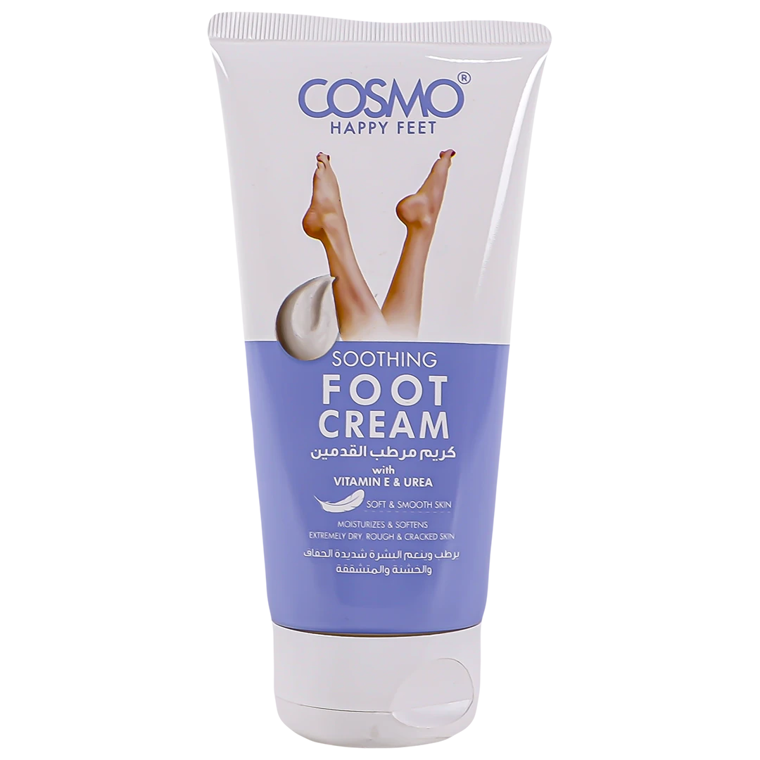 Cosmo Happy Feet Soothing Foot Cream With Vitamin E And Urea 150 ml