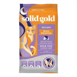 Solid Gold Dry Food Indigo Moon With Alaska Fish And Eggs Foradult Cats 1.36 kg