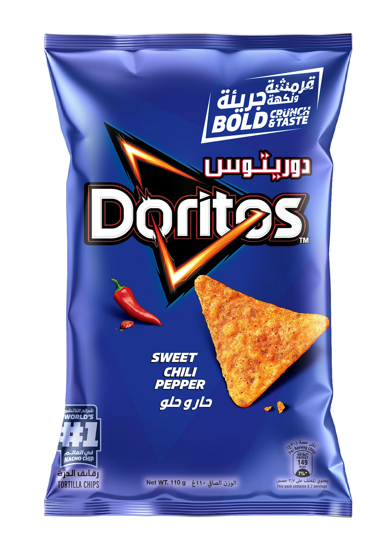Doritos Sweet Chili Toritilla Chips 110 gm