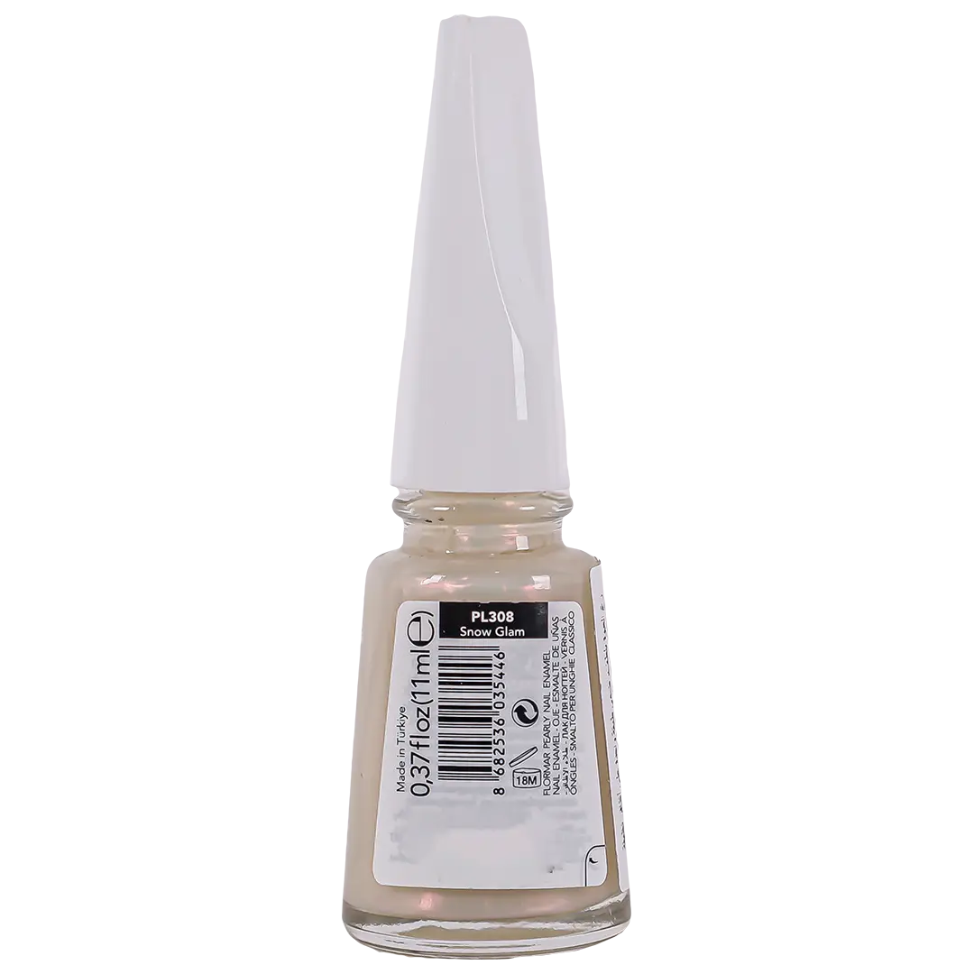 Flormar Pearly Nail Polish PL308 Snow Glam - view 2