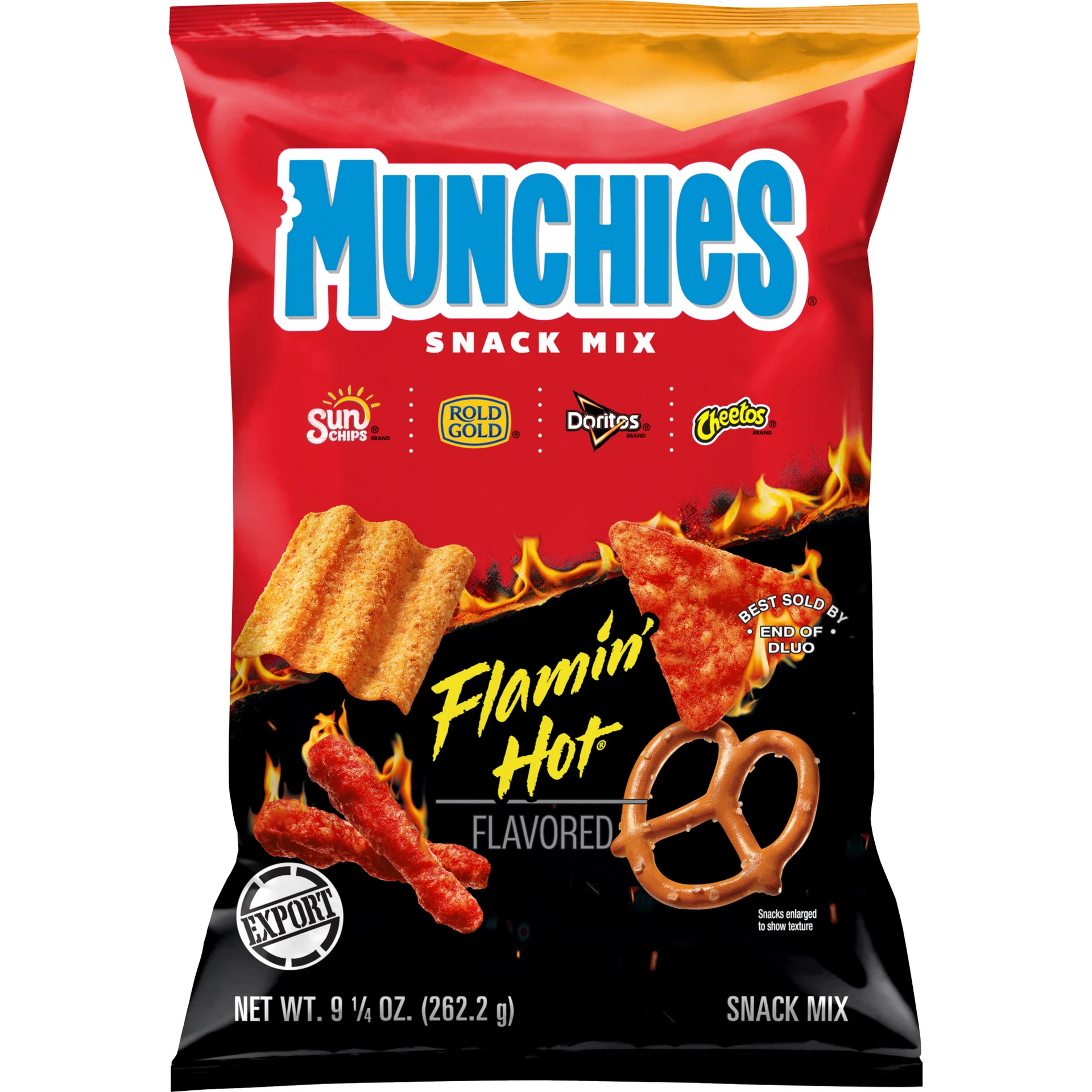 Fritolay Munchies Flamin Hot Snack Mix Emported 262.2 gm