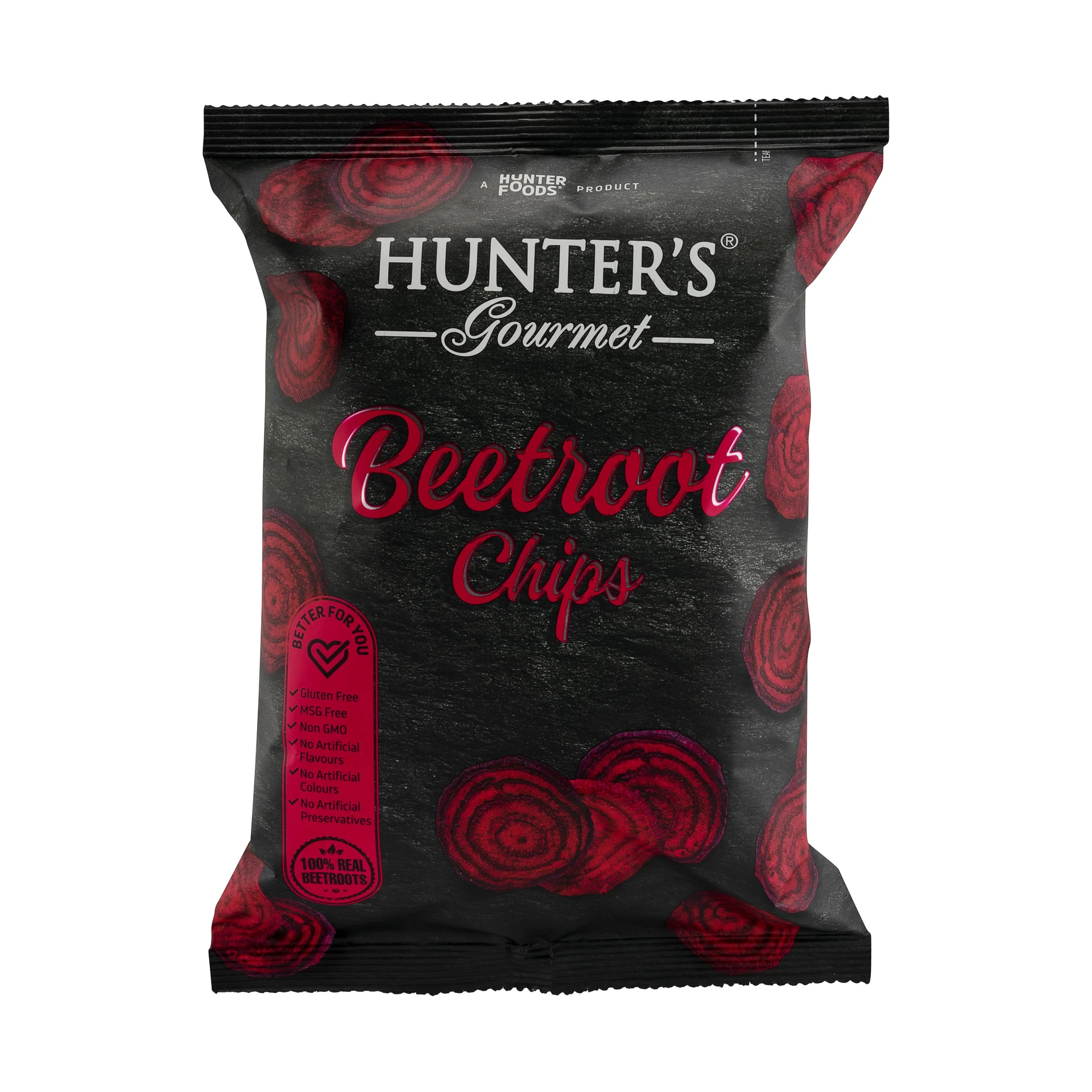 Hunter'S Gourmet Beetroot Chips 60Gm