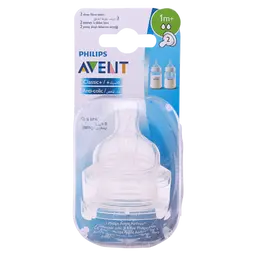 Avent Classic Plus Teats 2 Hole 2 Pcs
