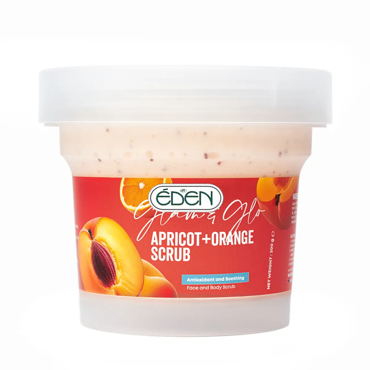 Eden Apricot Scrub For Face And Body 227 gm - view 1