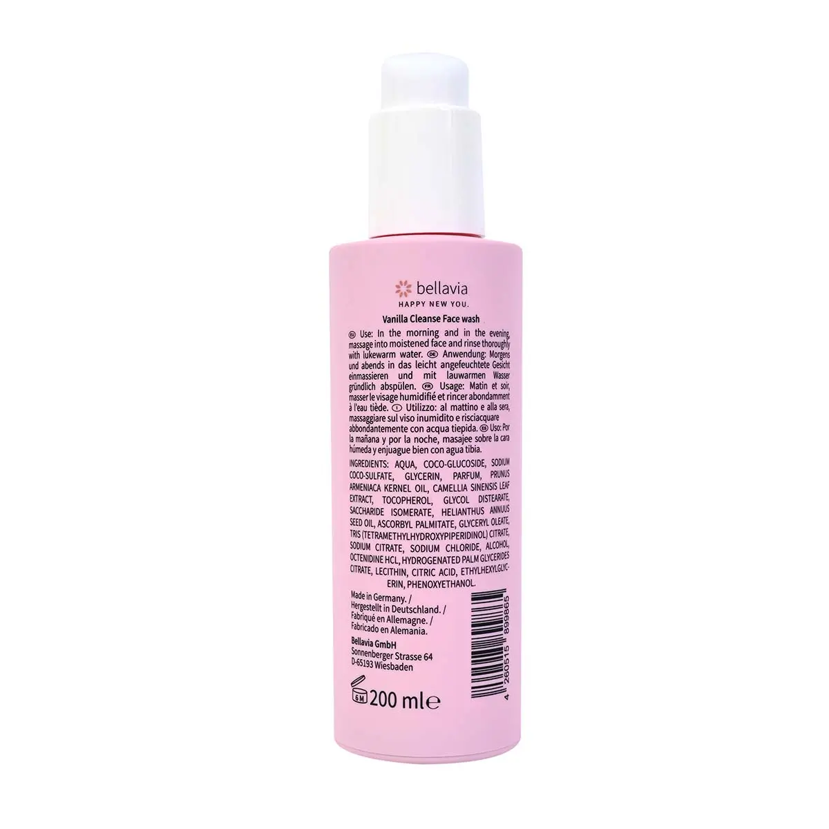 Bellavia Vanilla Cleanse Face Wash 200 ml - view 2