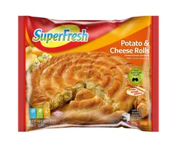 SuperFresh Potato& Cheese Rolls Frozen 800gm