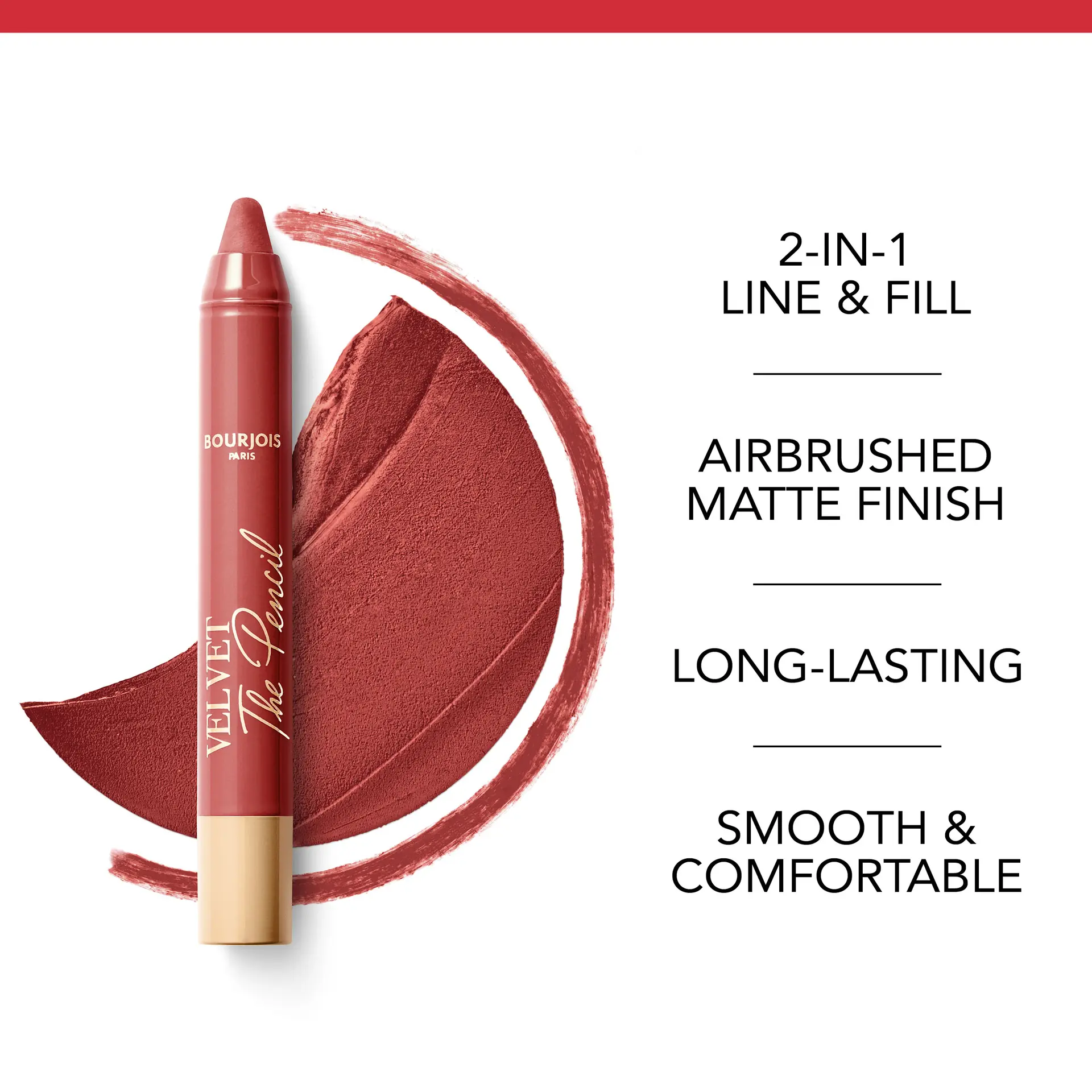 Bourjois Velvet the Pencil 04 Less Is Brown - view 6