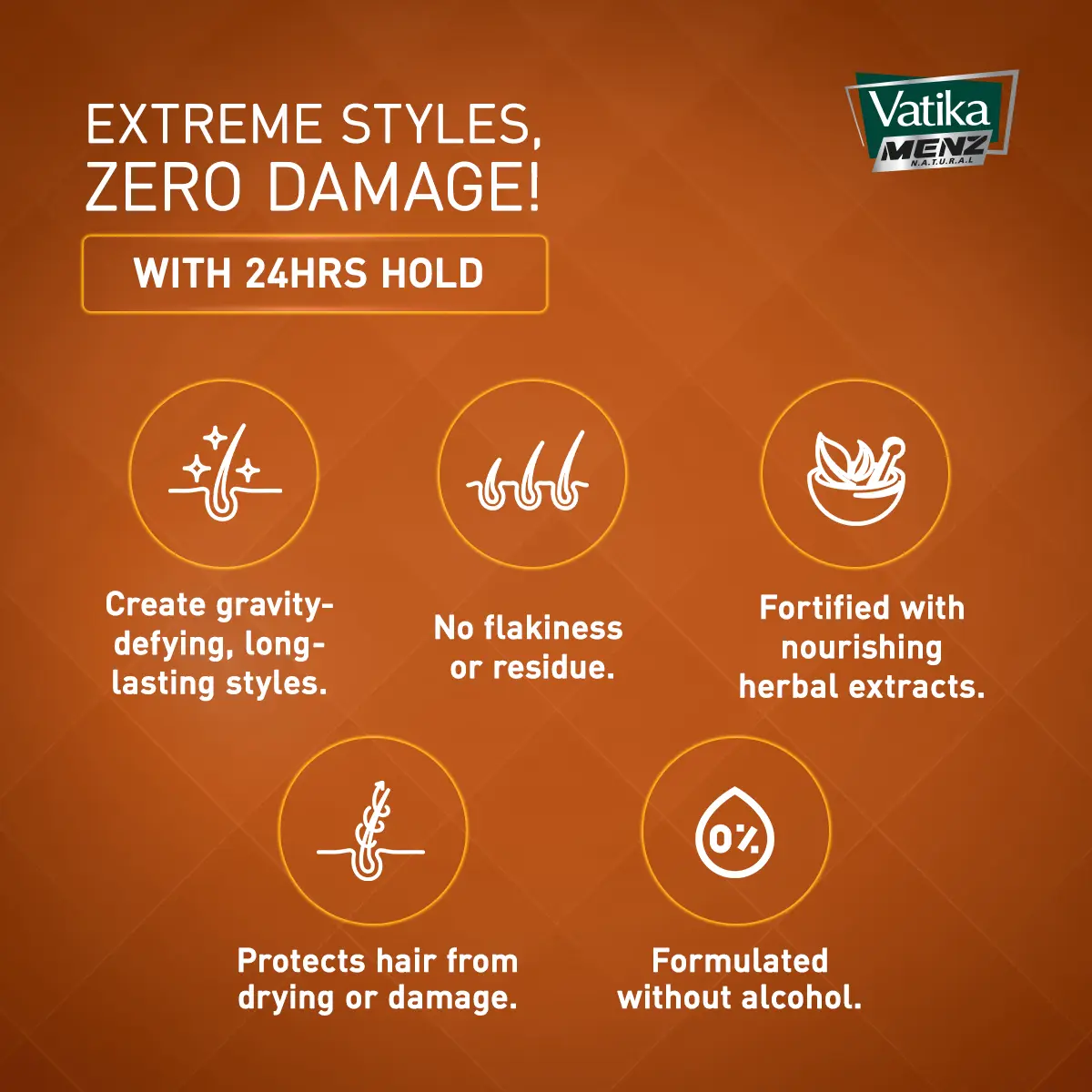 Vatika Hair Gel Extreme Hold 250 ml - view 6