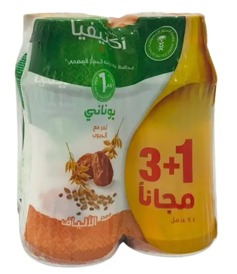 Activia Greek Yoghurt Drink Dates & Cereal 180 Ml 3+1 - view 1
