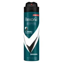 Rexona Men Antiperspirant Deodorant Spray Antibacterial+Invisible 150 Ml