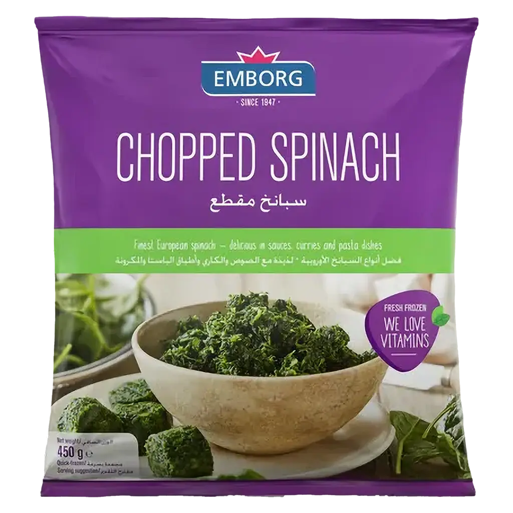 Emborg Chopped Spinach 450 gm - view 1