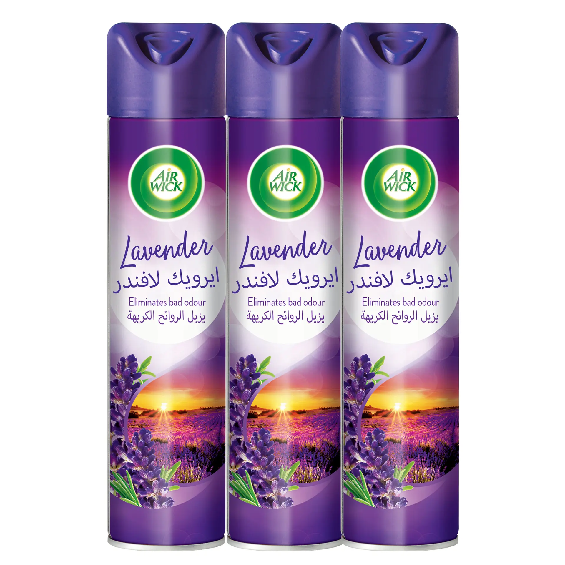 Air Wick Air Freshener Aerosol Lavender 300 ml 2+1 free - view 3
