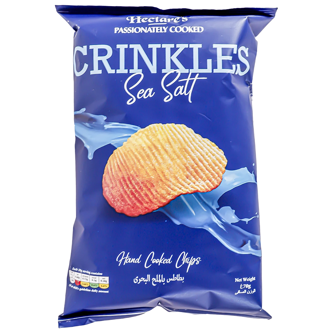 Hectare's Crinkles Chips Sea Salt 70 gm