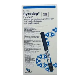 Ryzodeg FlexPen 100 U/ML Injection 3 ML 5 Pre-Filled Pens