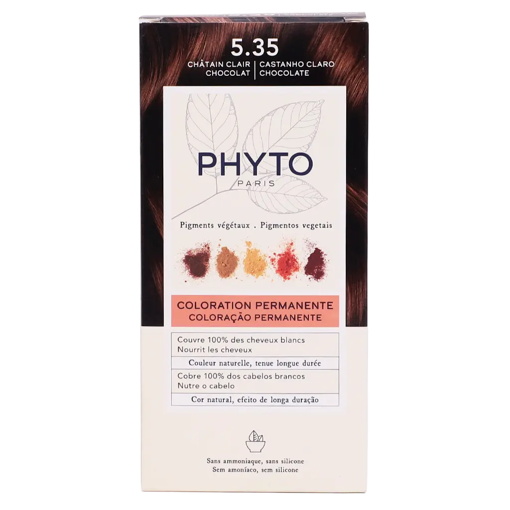 Phyto Color Hair Dye 5.35 Chocolate Light Brown - view 2