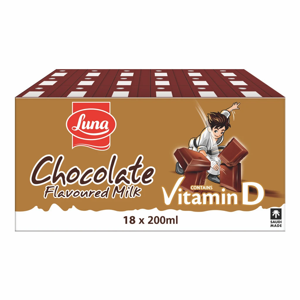 Luna Chocolate Flavoured Milk 18 pcs 200 ml