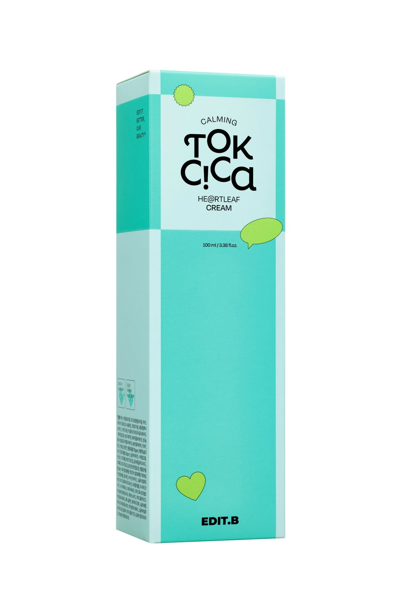 Edit.b Calming Tok Cica Heartleaf Cream 100 ml