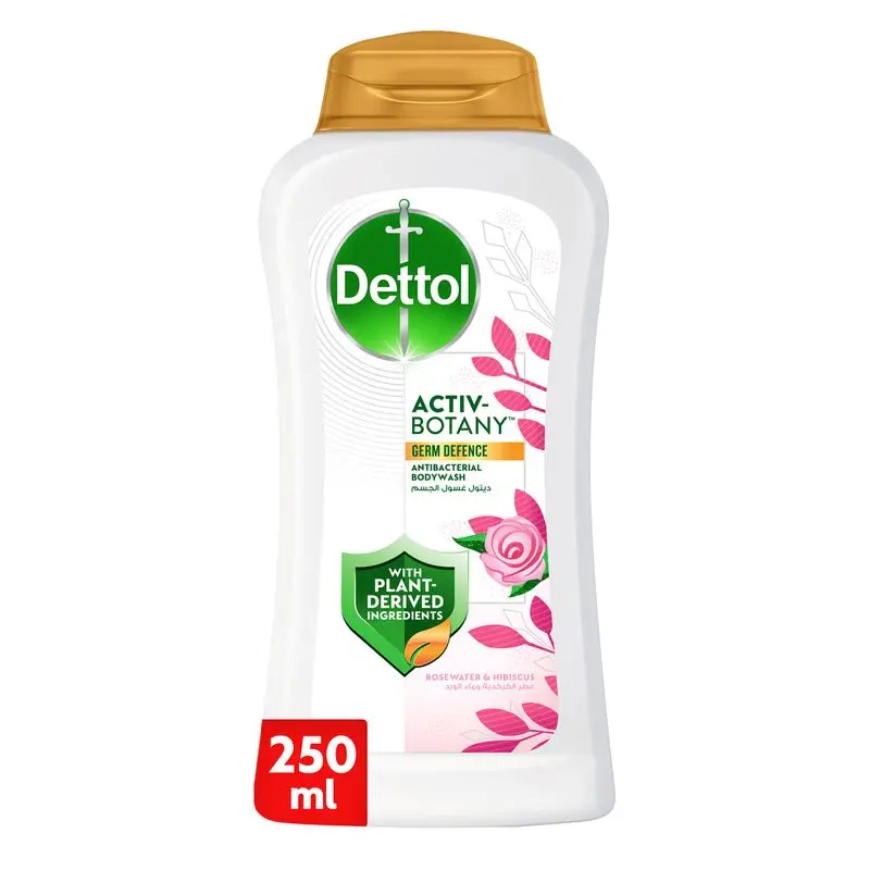 Dettol  Antibacterial Shower gel Rosewater And Hibiscus Fragrance 250 ml - view 4