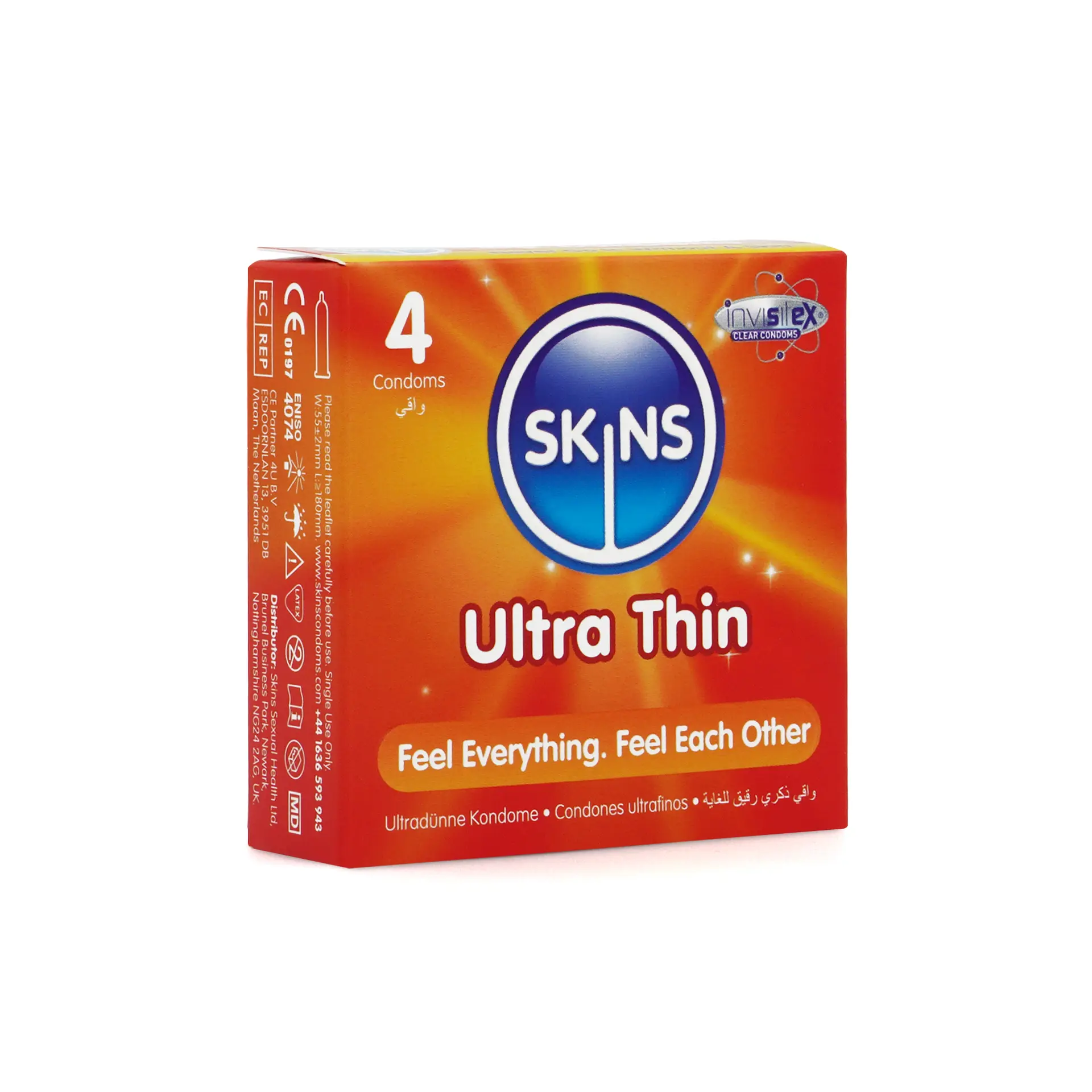 Skins Condom Ultra Thin 4 Pack - view 2