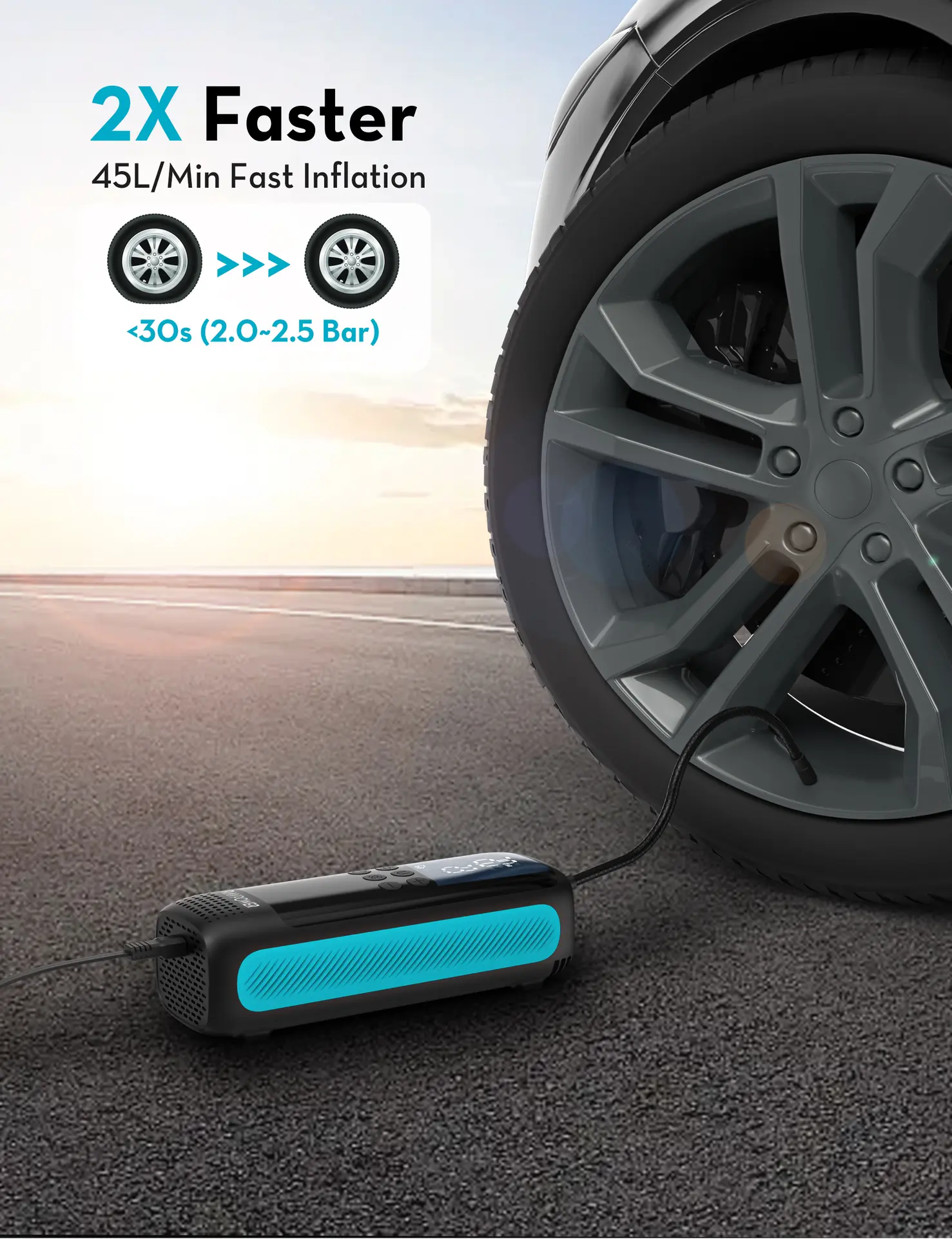 Premium Portable Smart Electric Pump Without Battery - view 7