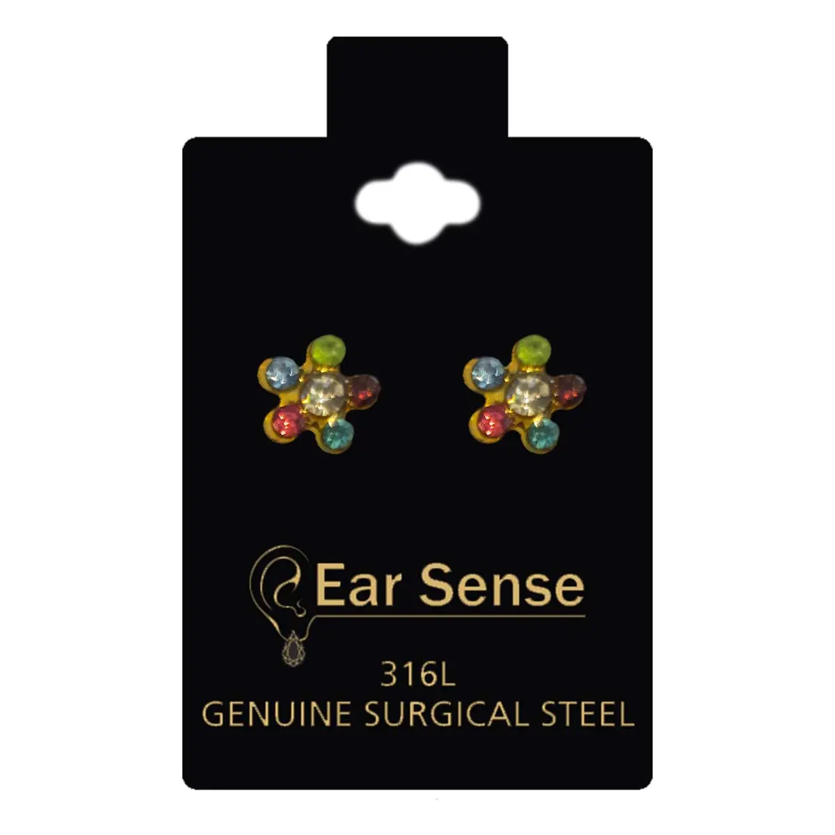 Ear Sense Medical Earring Daisy Rainbow D47 - view 1