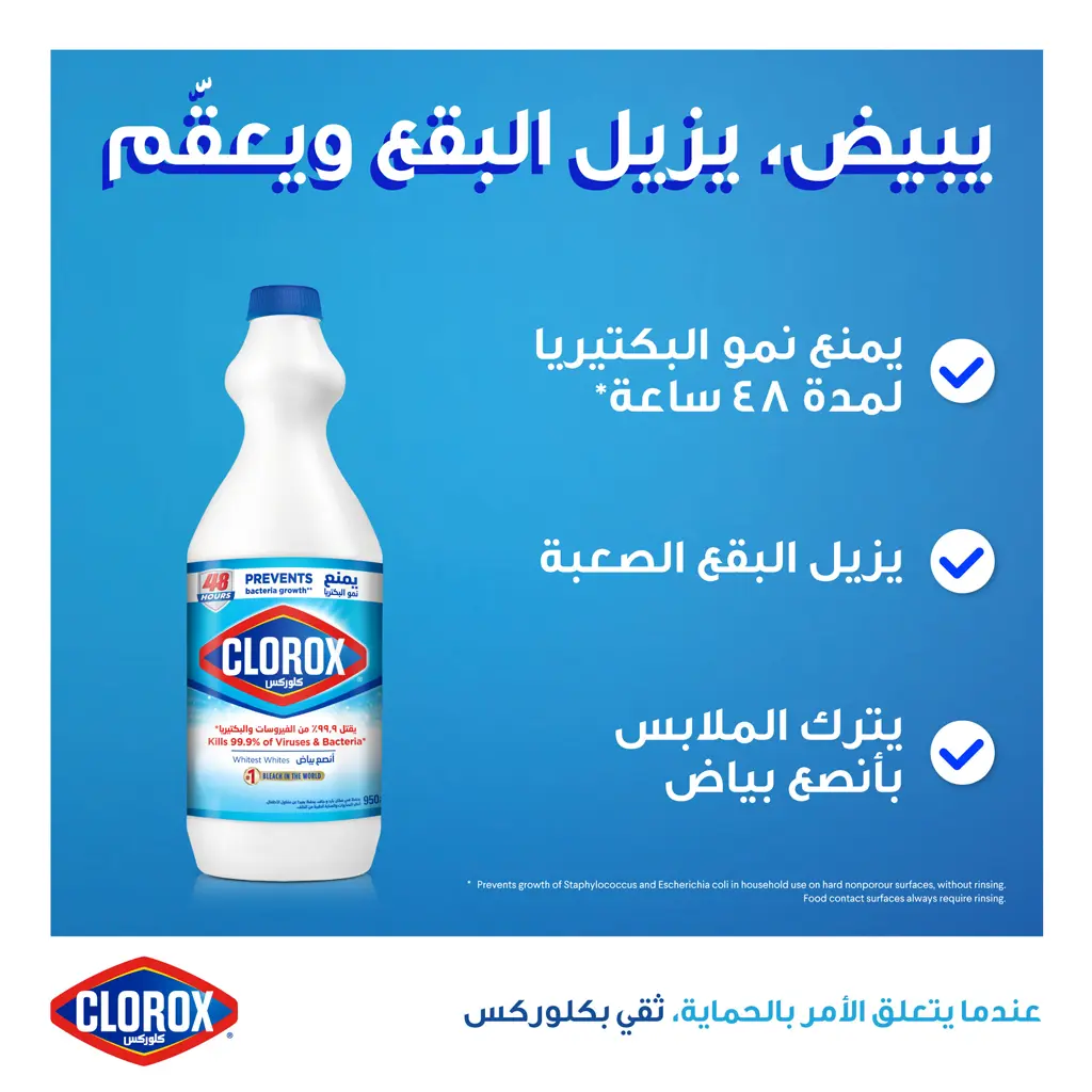 Clorox Liquid Bleach 950 ml - view 2