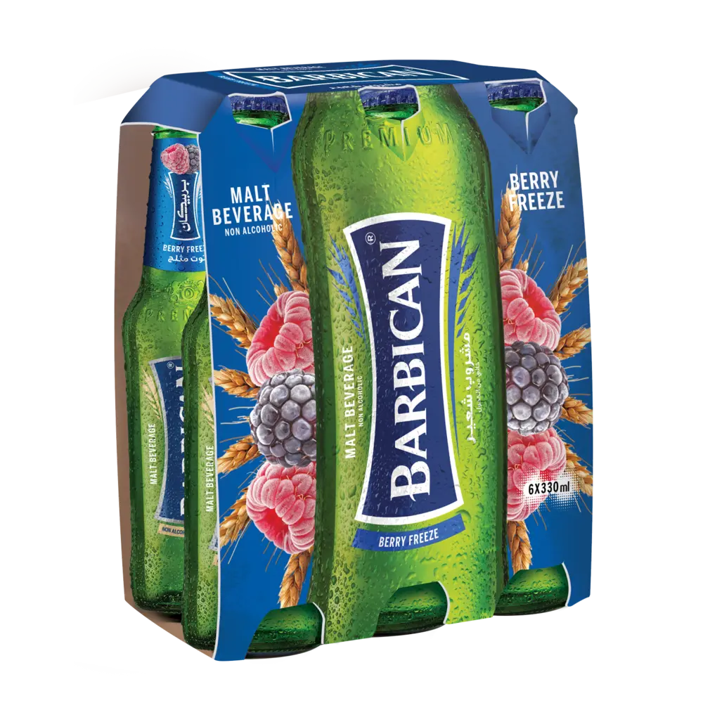 Barbican Berry Freeze Non-Alcoholic Malt Beverage NAB 330MlX6 - view 1