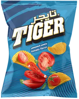 تايجر  شرائح بطاطس مقلية بطعم الطماطم  115 جم