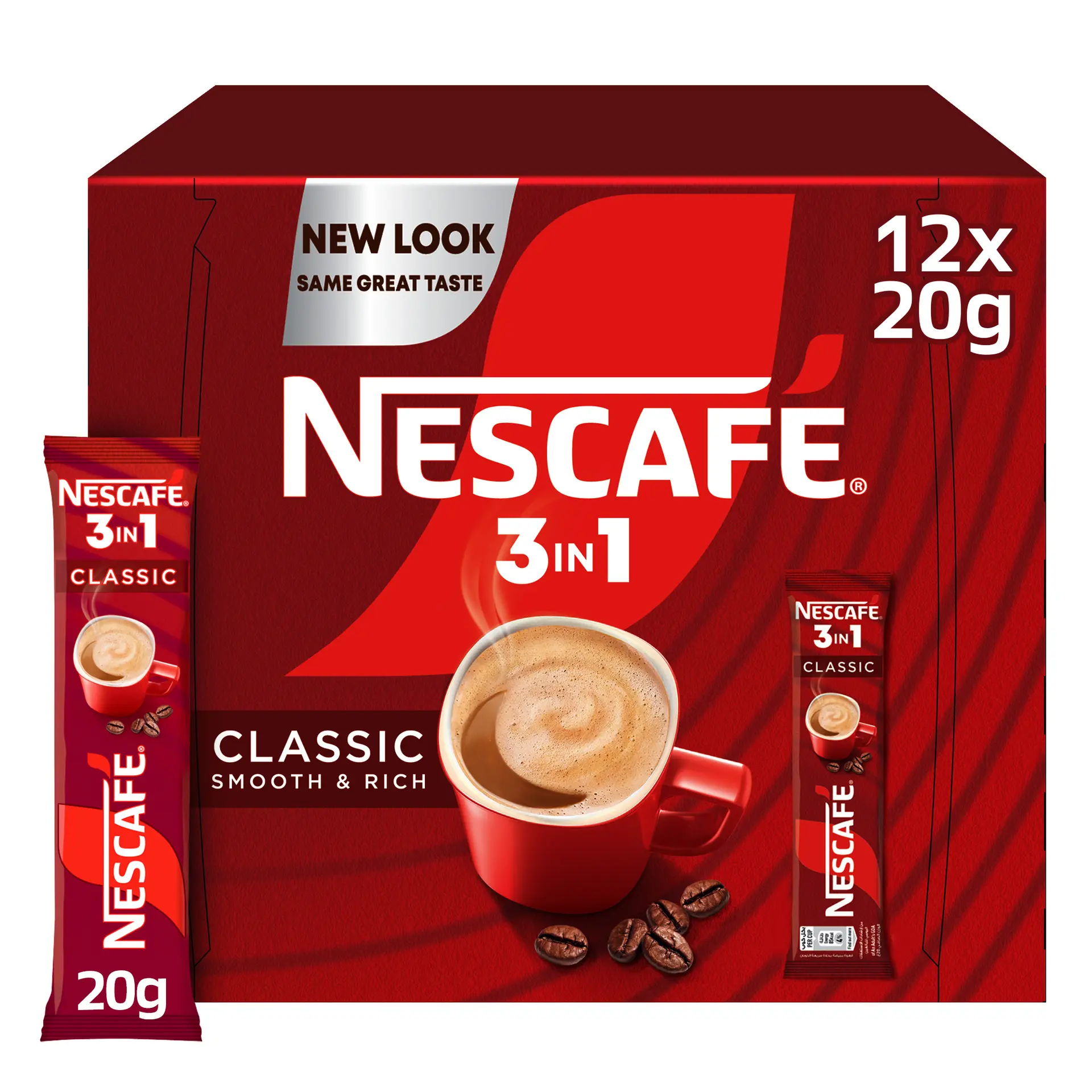 Nescafe 3 In 1 Instant Coffee Classic 20GmX12 - view 1