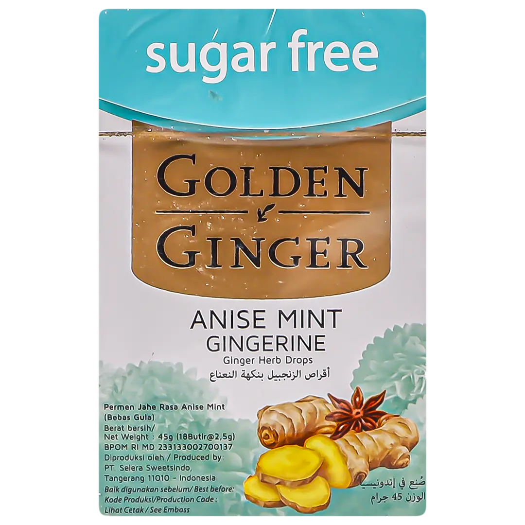 Golden Ginger Tablets With Mint Flavor 45 gr - view 2