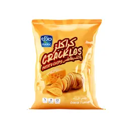 Nadec Crackles Potato Chips Cheese Flavour 40 Gm