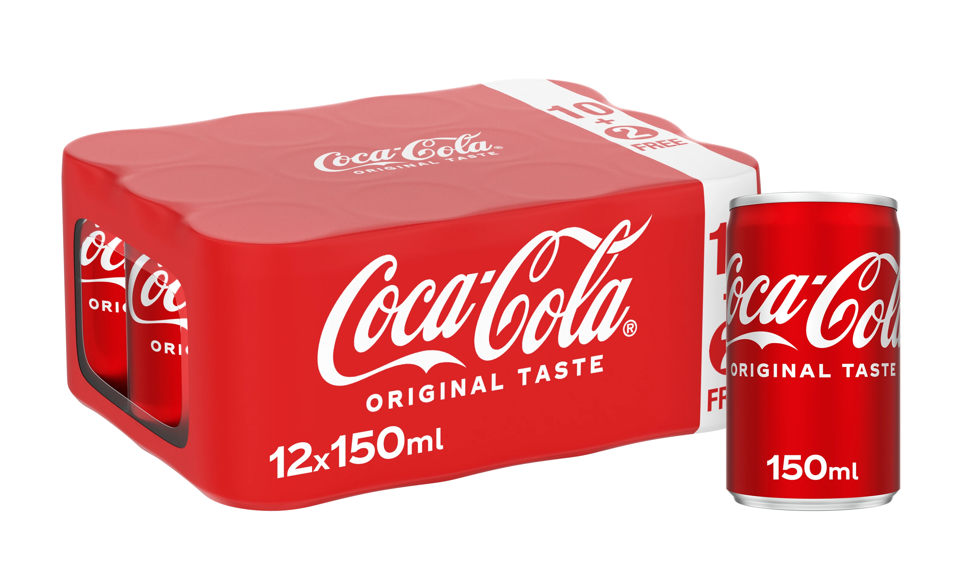 Coca Cola Soft Drink 12 pcs  (10+2 FREE) 150 ml 