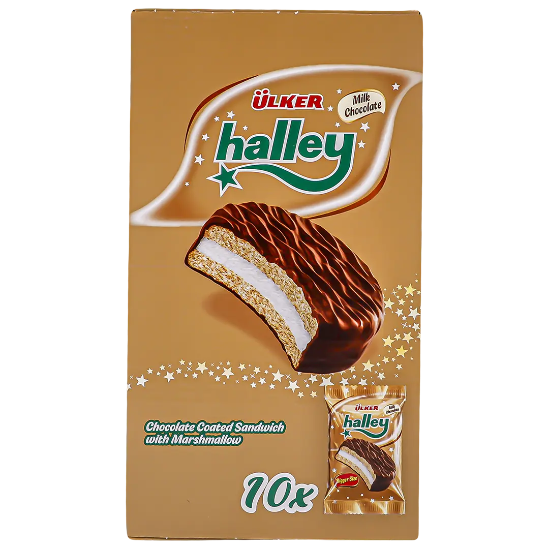 Ulker Halley Chocolate Sandwich With Marshmallow 10 pcs 26 gm - view 2