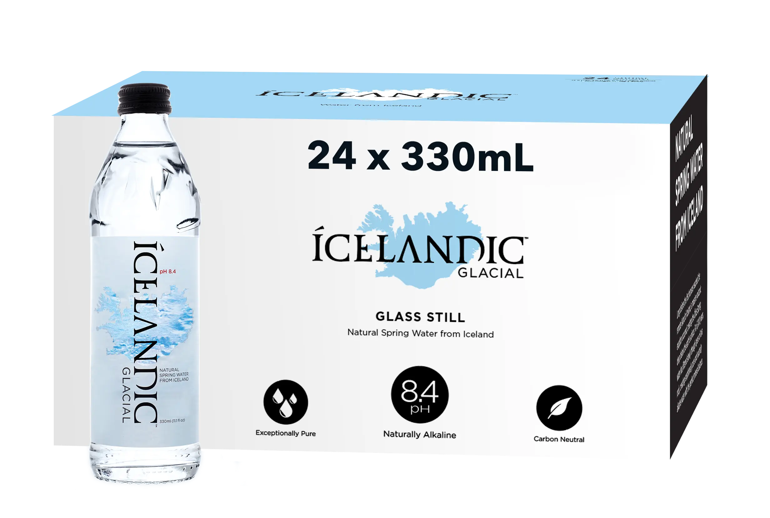 Icelandic Glacial Water Glass 24 pcs 330 ml - view 1