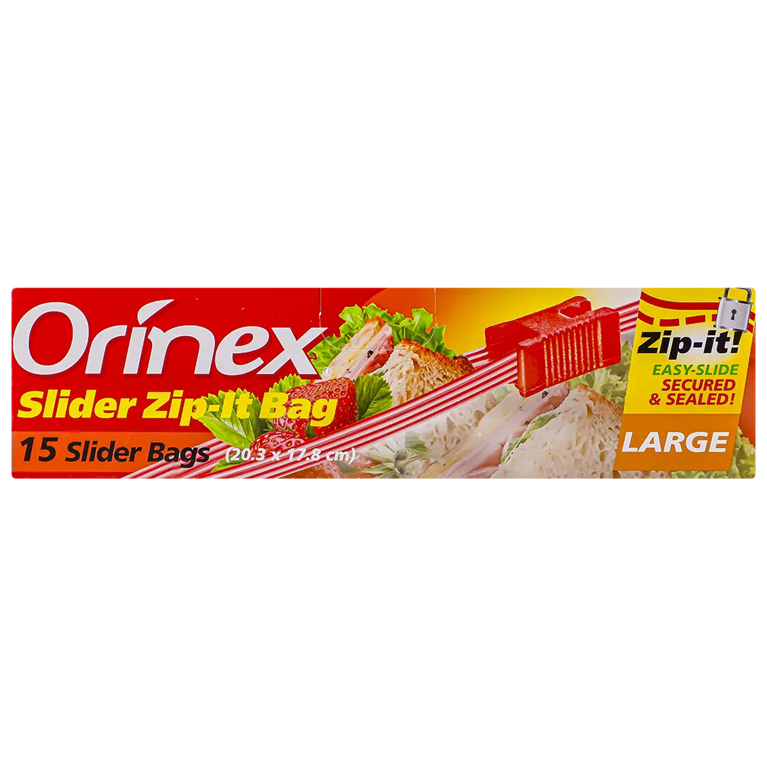 Orinex Slider Zip-It Lock L Bags15 pcs - view 2