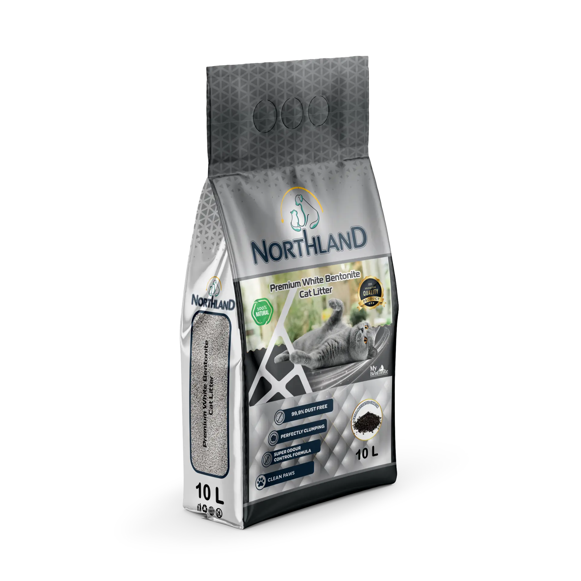 Northland Extra Active Carbon Cat Litter 10 L - view 1