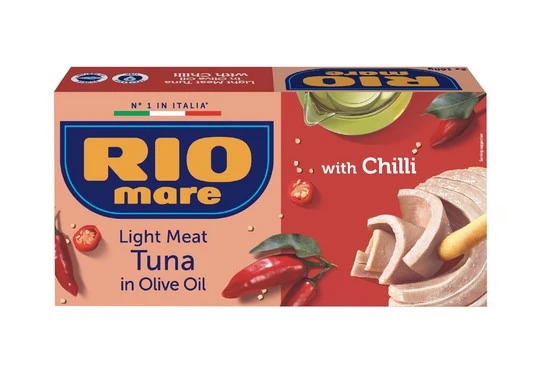 Rio Mare Light Meat Tuna In Olive Oil With Chili 160GmX2