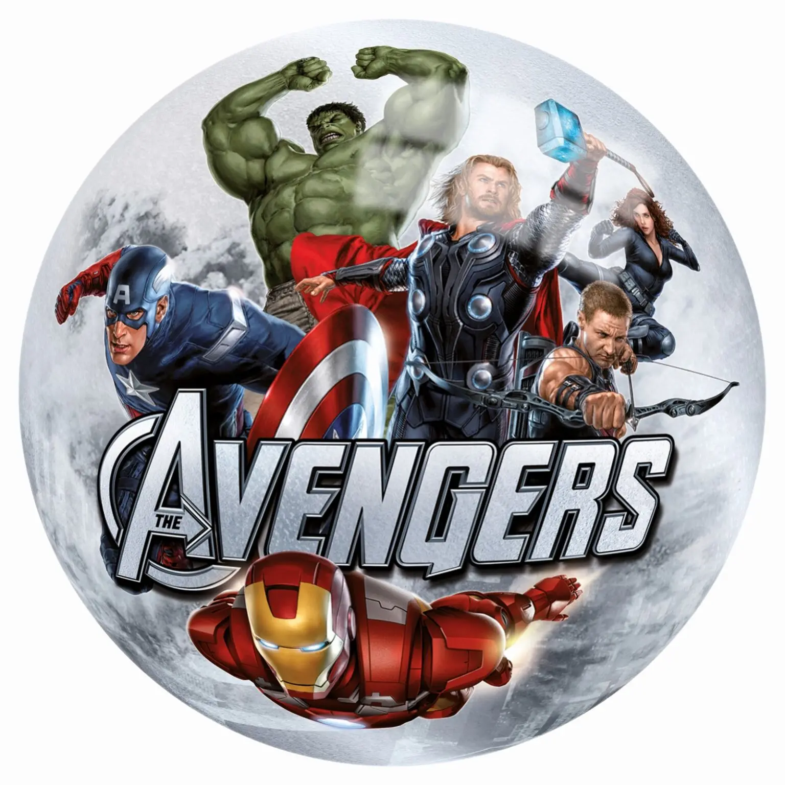 John Ball Rubber Avengers Ball Not Inflated with Air 9 Inch - view 1